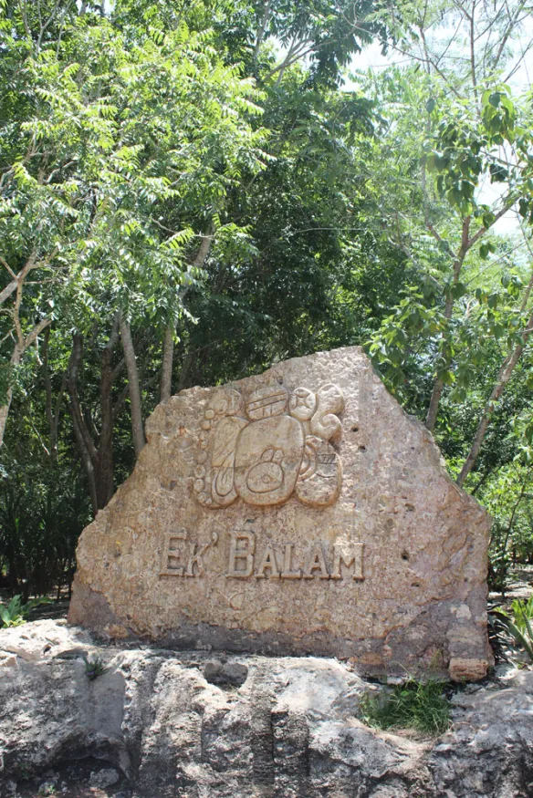 Ek Balam archaeological site in the Yucatecan jungle