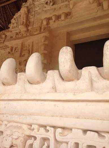 Ek Balam Acropolis and stone structures